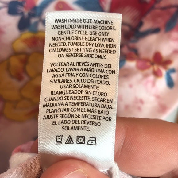 Terra & Sky Floral Top 1X 16W 18W PLUS SIZE - Picture 6 of 7